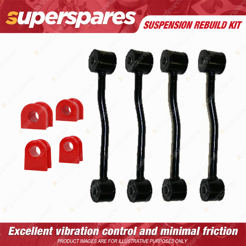 Front & Rear Sway Bar Link + Sway Mount Bushes kit for JEEP CHEROKEE WJ WG