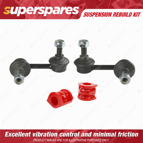 Front Sway Bar Link + 26mm Sway Mount Bushes Rebuild kit for HONDA CIVIC FD2