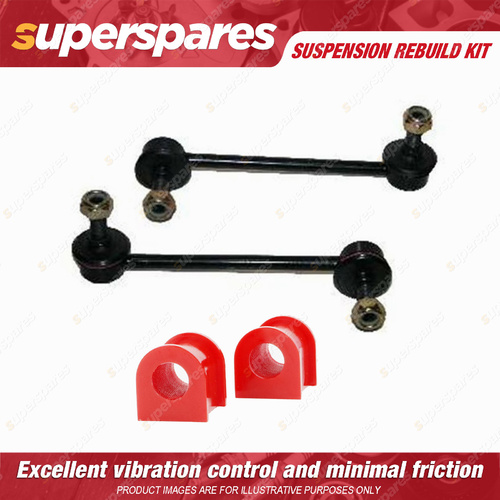 Front Sway Bar Link + 23mm Sway Mount Bushes Rebuild kit for MAZDA MAZDA6 GG GY