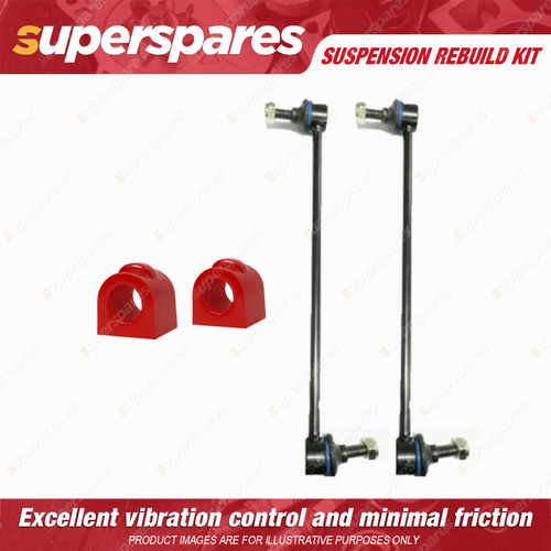 Front Sway Bar Link + 21mm Sway Mount Bushes Rebuild kit for MAZDA MAZDA3 BL