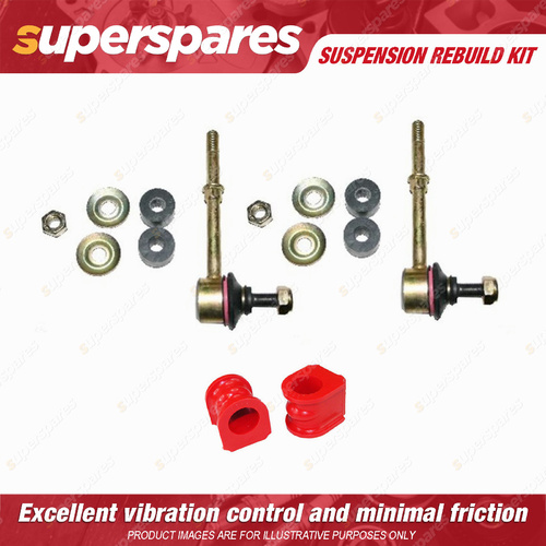 Front Sway Bar Link + 26mm Sway Mount Bushes Rebuild kit for NISSAN PULSAR N14