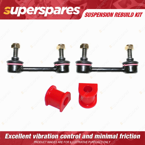Rear Sway Bar link + 19mm Sway Mount Bushes Rebuild kit for TOYOTA RAV 4 ACA20R