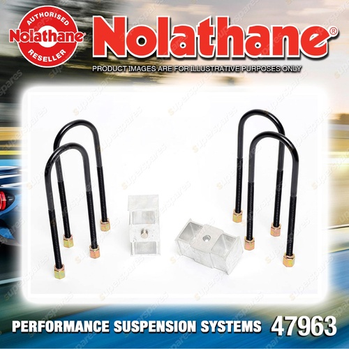 Nolathane Rear Lowering block kit 2.0" for Isuzu D-MAX TFR TFS Premium Quality