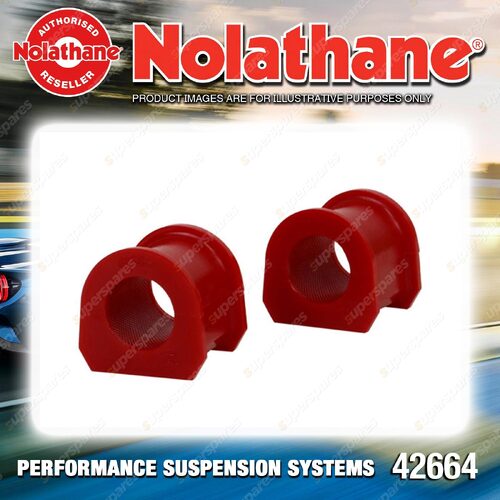 Nolathane Front Sway Bar Mount Bushing 21mm for Land Rover Freelander LN L314