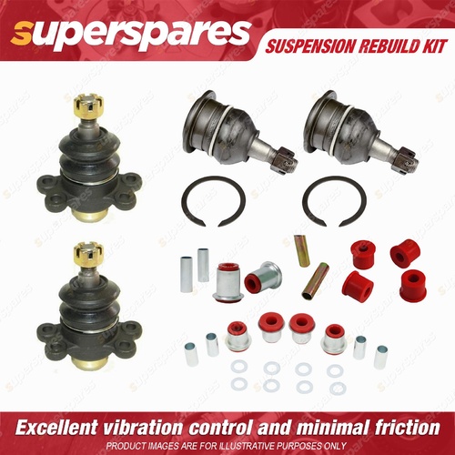 Nolathane Lower Upper Control Arm Bush Ball Joint kit for HOLDEN TORANA LH LX UC