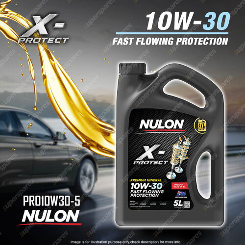 Nulon X-Protect 10W30 Fast Flowing Protection Engine Oil 5L PRO10W30 Ref PM10W30