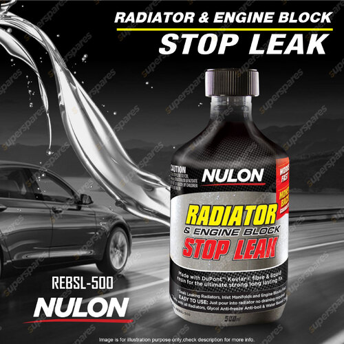 Nulon Radiator & Engine Block Stop Leak 500ML REBSL-500 Quality Guarantee