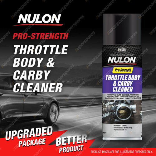 Nulon Pro-Strength Throttle Body and Carby Cleaner 400g can CARB400