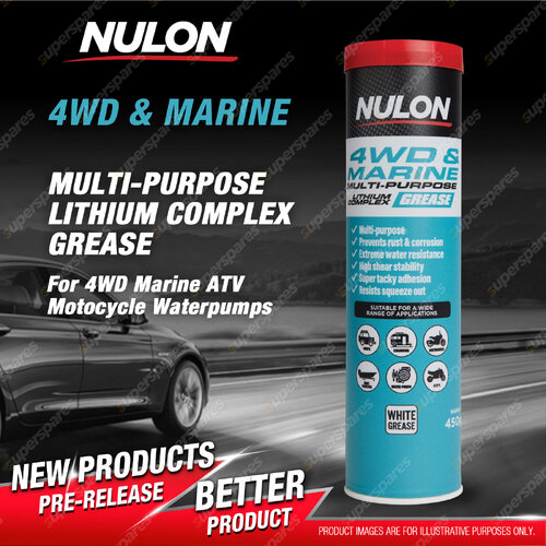 Nulon 4WD and Marine Multi-Purpose Lithium Complex Water Resistant Grease 450g