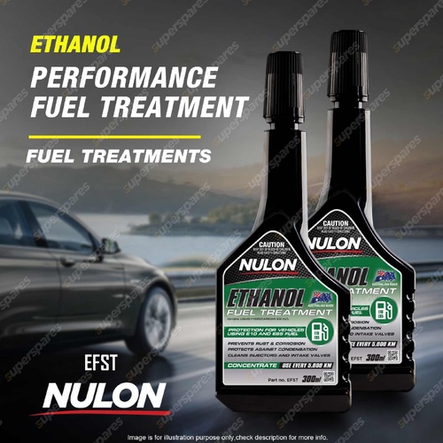 2 x Nulon Ethanol Fuel Treatment 300ml EFST Reference E10 And E85