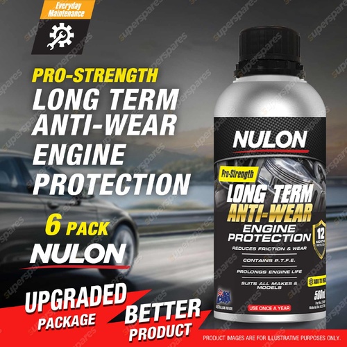 6 x Nulon Pro-Strength Long Term Anit-Wear Engine Protection E30 Upgrade LTAWEP