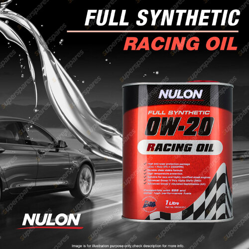 Premium Quality Nulon Full Synthetic SYN 0W20 Racing Car Engine Oil 1L NR0W20-1