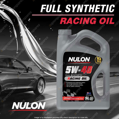 Nulon Full Synthetic 5W-40 Racing Engine Oil 5L NRO5W40-5 Ref NR5W40-5