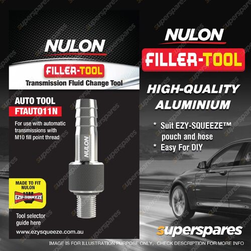 1Pc Nulon High Quality Aluminium Filler-Tool FTAUTO11N for Auto M10 Thread