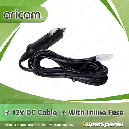 Oricom 12V DC Power Cable - Suits All Oricom In-vehicle UHF CB Radios 2U0009