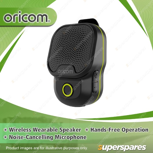 Oricom Wireless Wearable Speaker - 600mAh Rechargeable Battery WBS01