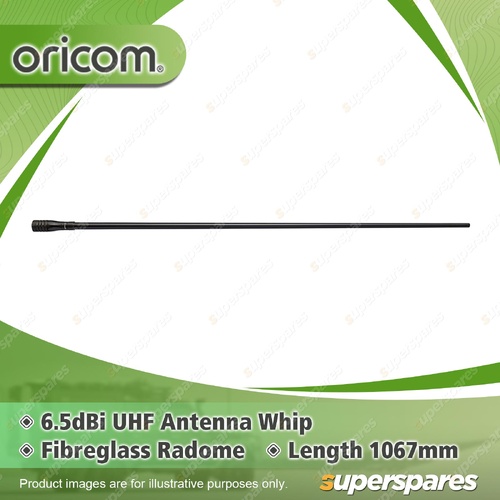 Oricom 6.5dBi Fibreglass Whip - Include Radome Grub Screw & Hex Key ANT900