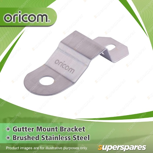 Oricom Gutter Mount Antenna Bracket Brushed Stainless Steel for Ford Ranger PX
