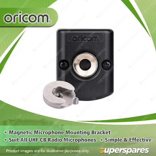 Oricom Magnetic Microphone Mounting Bracket - Suits All UHF CB Radio Mic MMM100