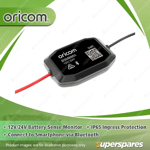Oricom 12/24V Battery Sense Monitor - IP65 Ingress Protection BSM888X
