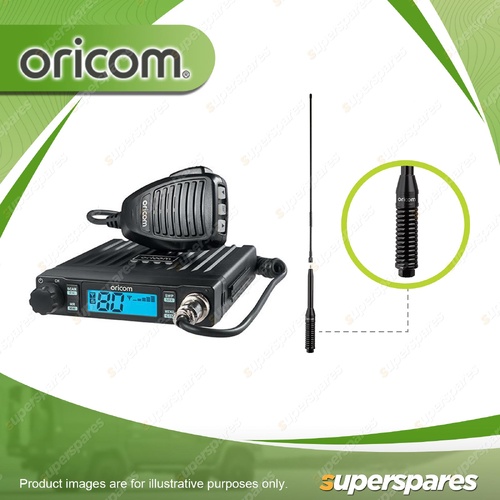 Oricom Dual Receive UHF CB Radio & All-Terrain Antenna - DTX4000 & ANU240
