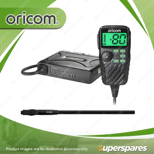 Oricom 4X4 Offroad Pack - UHF CB Radio & Microphone & Antenna UHF390R4X4