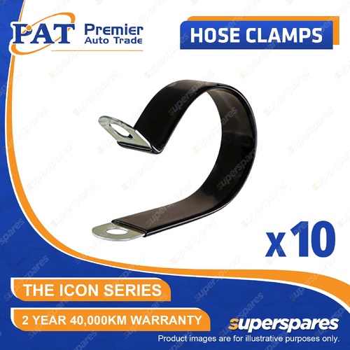 PAT ICON Series Hose Clamps - Rubber Insulated P Clamp 3mm Pack of 10