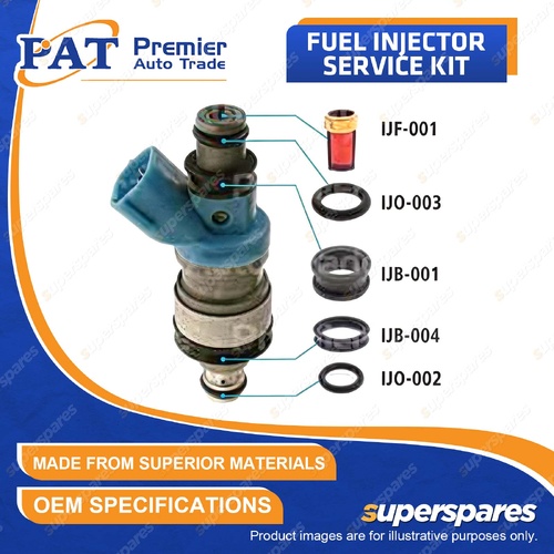 1 x Fuel Injector Service Kit for Toyota Hilux VZN180 185 Prado J90 Vienta Camry