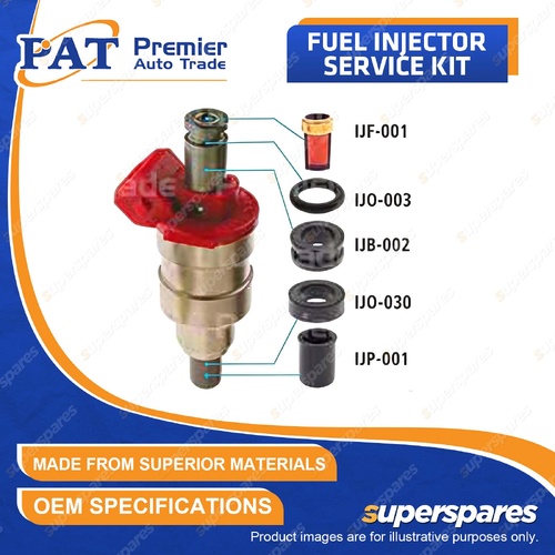 PAT Fuel Injector Service Kit for Ford Corsair UA 2.4L KA24E 1989-1992