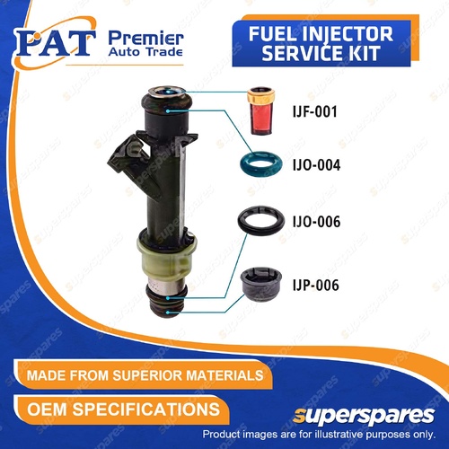 Fuel Injector Service Kit for Holden Rodeo RA TF Colorado RC Barina XC Frontera