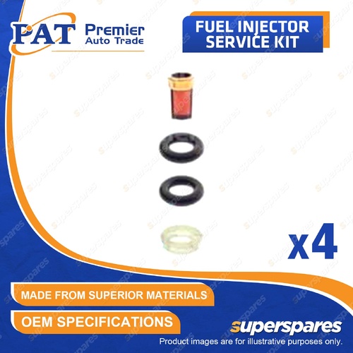 4 Pcs Fuel Injector Service Kit for Mazda 3 Axela BK 6 Atenza GY GG MPV Tribute
