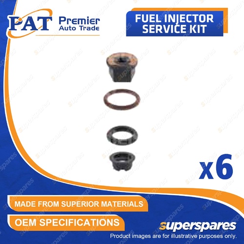 6 Pcs Fuel Injector Service Kit for Nissan 300ZX Fairlady Maxima Skyline Stagea