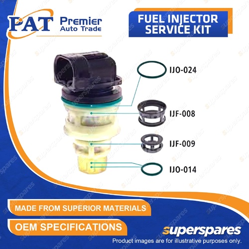 1 Pc PAT Fuel Injector Service Kit for Nissan Pulsar N15 1.6L 16LF 1987-1991