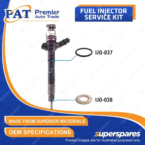 1 Pc PAT Fuel Injector Service Kit for Toyota Landcruiser VDJ76R VDJ78R VDJ79R