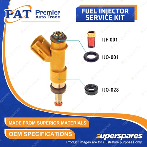 1x Fuel Injector Service Kit for Toyota Alphard Aurion Estima FJ Cruiser Harrier