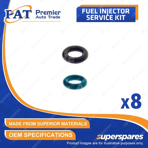 8 Pcs Fuel Injector Service Kit for Holden Commodore VE VF Calais Caprice WN WM