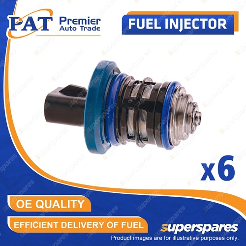 6 Pcs PAT Fuel Injectors for Ford Falcon EA EB I 3.2L 3.9L CFi 09/1988-02/1992