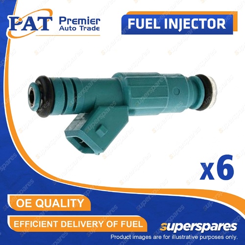 6 Pcs PAT Fuel Injector for Holden Commodore Crewman Statesman Caprice L36 LN3