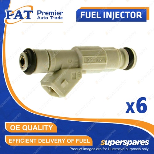 6 Pcs PAT Fuel Injector for BMW 323i 325i 328i E30 E36 2.3L 2.5L 2.8L I6 83-00