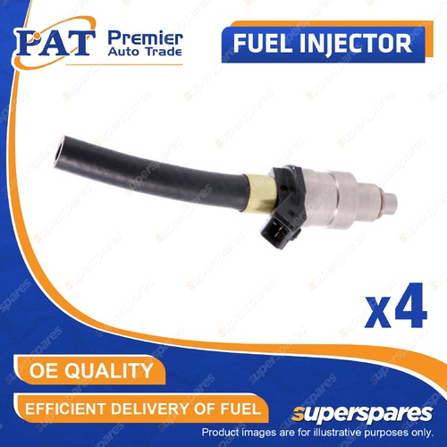 4 Pcs PAT Fuel Injectors for Nissan Gazelle S12 Pintara R31 2.0L CA20E 1983-1990