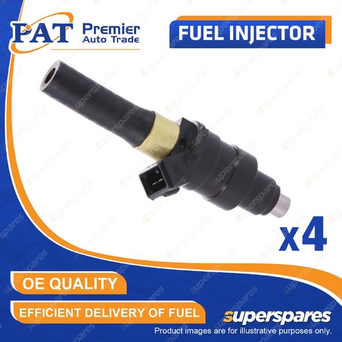 4 Pcs PAT Fuel Injectors for Subaru Vortex 1.8L Turbo EA82 01/1986-12/1989