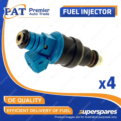 4 Pcs PAT Fuel Injectors for Mitsubishi Magna TR TS 2.6L 4G54 04/1991-12/1996