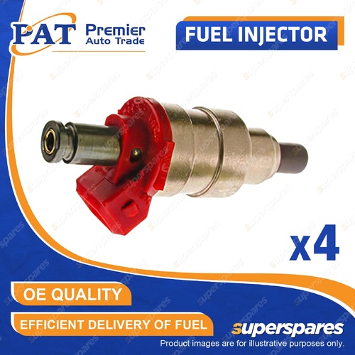 4 Pcs PAT Fuel Injectors for Nissan Bluebird Pintara U12 2.0L 2.4L CA20E KA24E