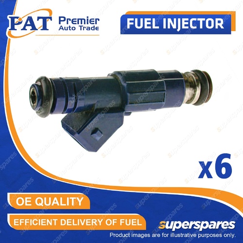 6 Pcs PAT Fuel Injectors for Saab 9000 9-5 Griffin 3.0L B308I B308E V6 24V DOHC