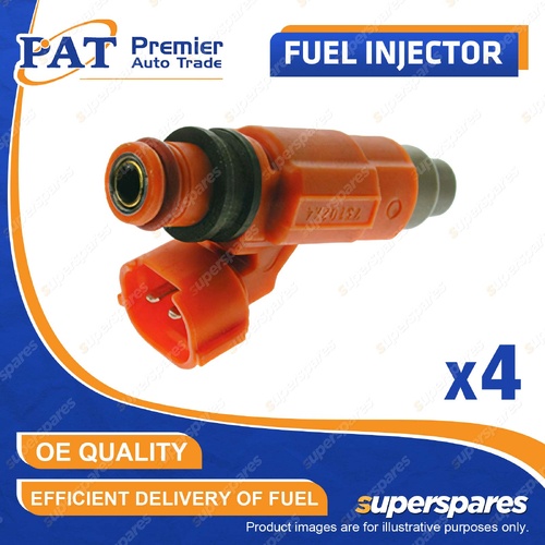 4 Pcs PAT Fuel Injectors for Mitsubishi Lancer CE Pajero iO QA 1.6L 1.8L 96-03