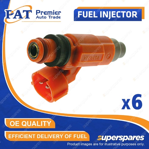 6 Pcs PAT Fuel Injectors for Mitsubishi Magna TE TF TH Verada KE KF KH 96-00