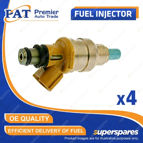 4 Pcs PAT Fuel Injectors for Mazda 323 BG BA Lantis MX5 NA 1.8L 1989-1997