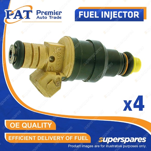 4 Pcs PAT Fuel Injectors for Mitsubishi Magna TN TP 2.6L 4G54 1987-1992