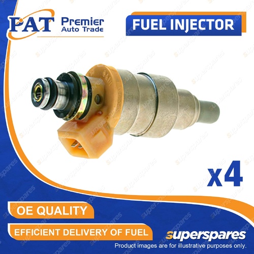 4 Pcs PAT Fuel Injectors for Holden Jackaroo UBS87 Rodeo TF 2.6L 4ZE1 1987-1991