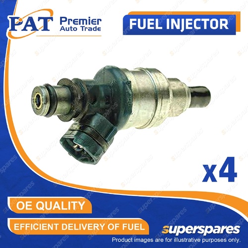 4 Pcs PAT Fuel Injectors for Holden Apollo JK JL 2.0L 3SFE I4 16V DOHC 1989-1993